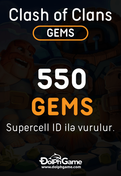 Clash Of Clans 550 Gems - ID