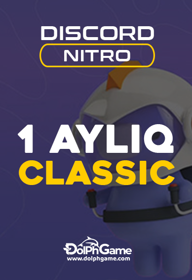 1 Aylıq Discord Nitro Classic