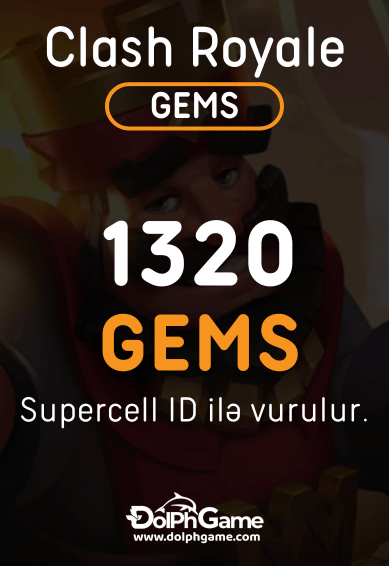 Clash Royale 1320 Gems - ID