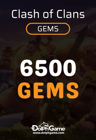 Clash Of Clans 6500 Gems