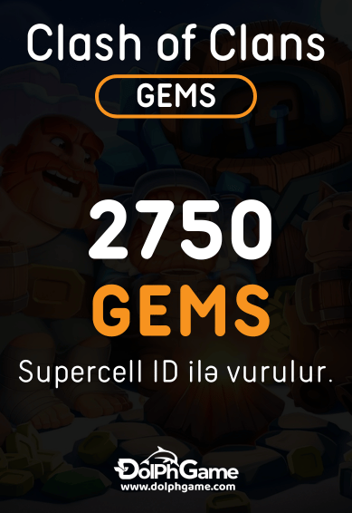 Clash Of Clans 2750 Gems - ID