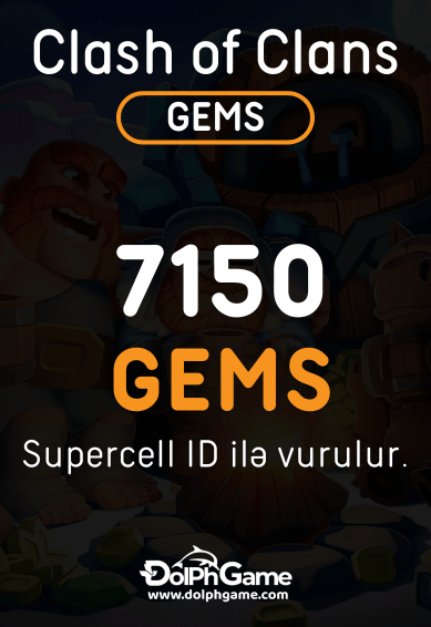 Clash Of Clans 7150 Gems - ID