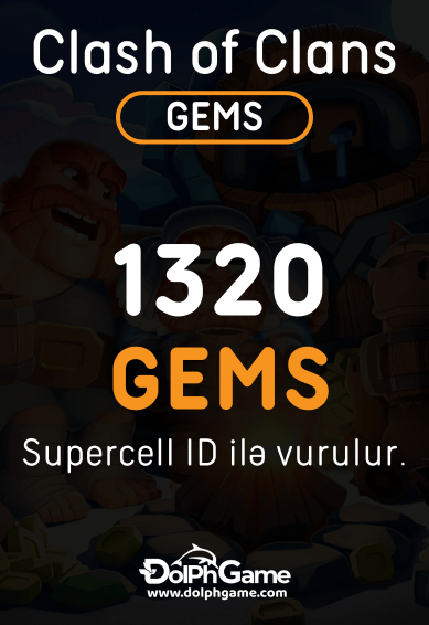 Clash Of Clans 1320 Gems - ID