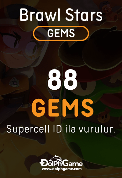 Brawl Stars 88 GEMS - ID