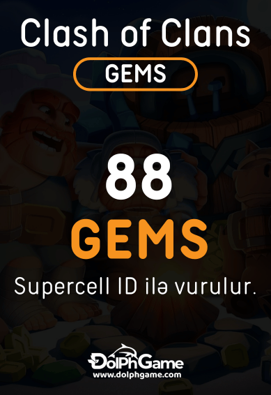 Clash Of Clans 88 Gems - ID