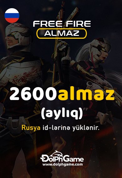 Free Fire Aylıq - 2600 Almaz