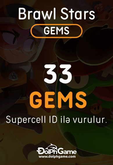 Brawl Stars 33 GEMS - ID