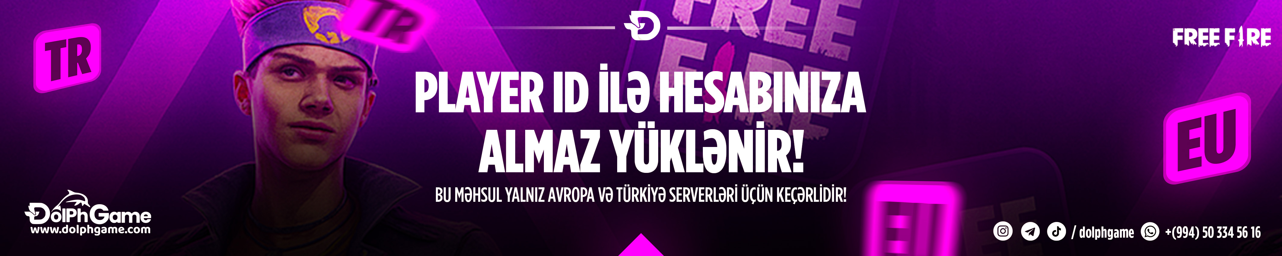 Free Fire Almaz (Avropa və Türkiyə)