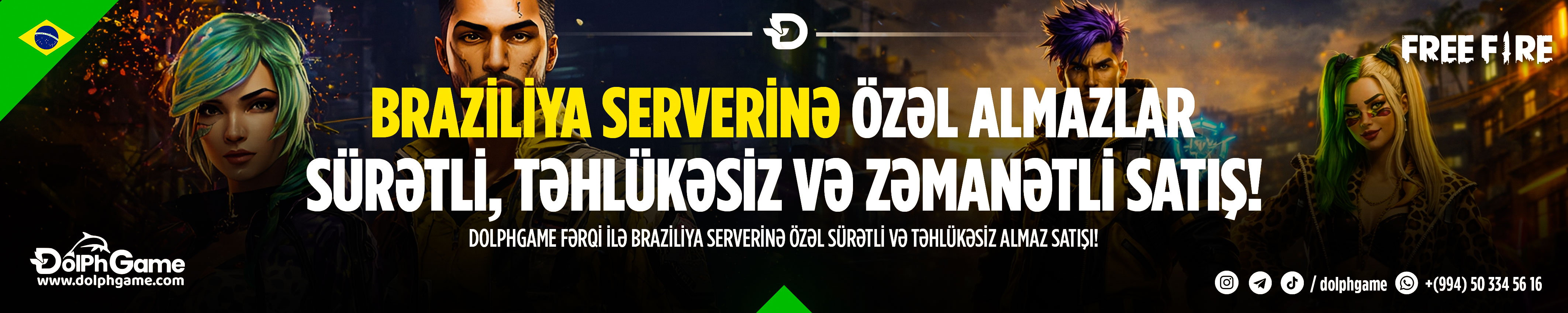 Free Fire Almaz Braziliya