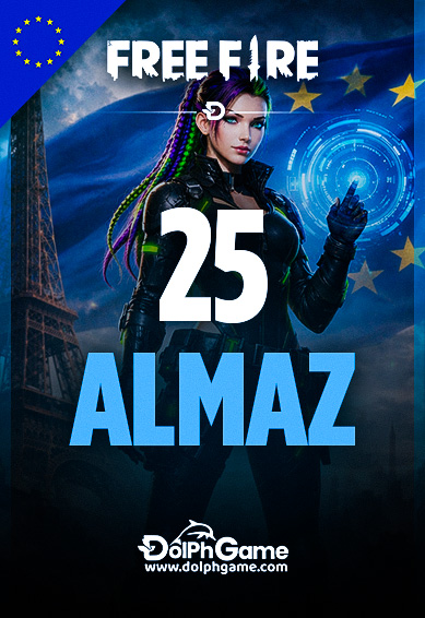 Free Fire 25 Almaz EU