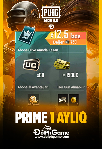 Pubg Mobile Prime 1 Aylıq