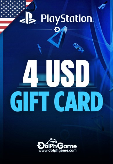 PlayStation Gift Card 4 USD (ABŞ)
