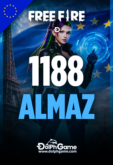 Free Fire 1188 Almaz EU