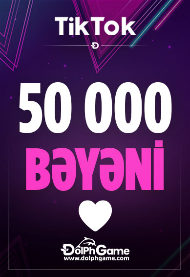 Tiktok 50000 Bəyəni