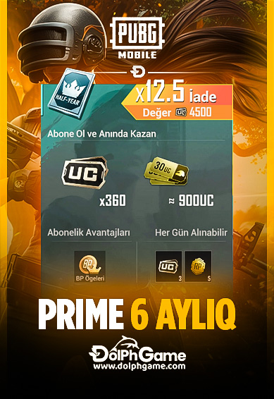 Pubg Mobile Prime 6 Aylıq