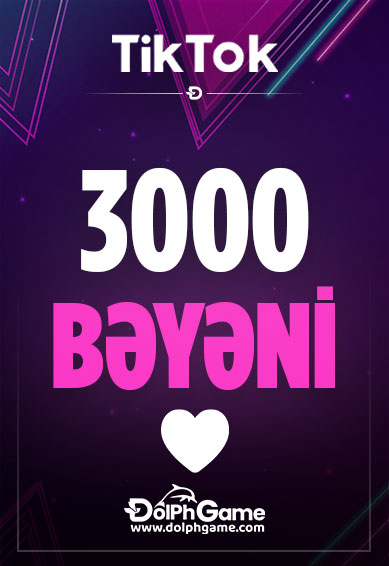 Tiktok 3000 Bəyəni